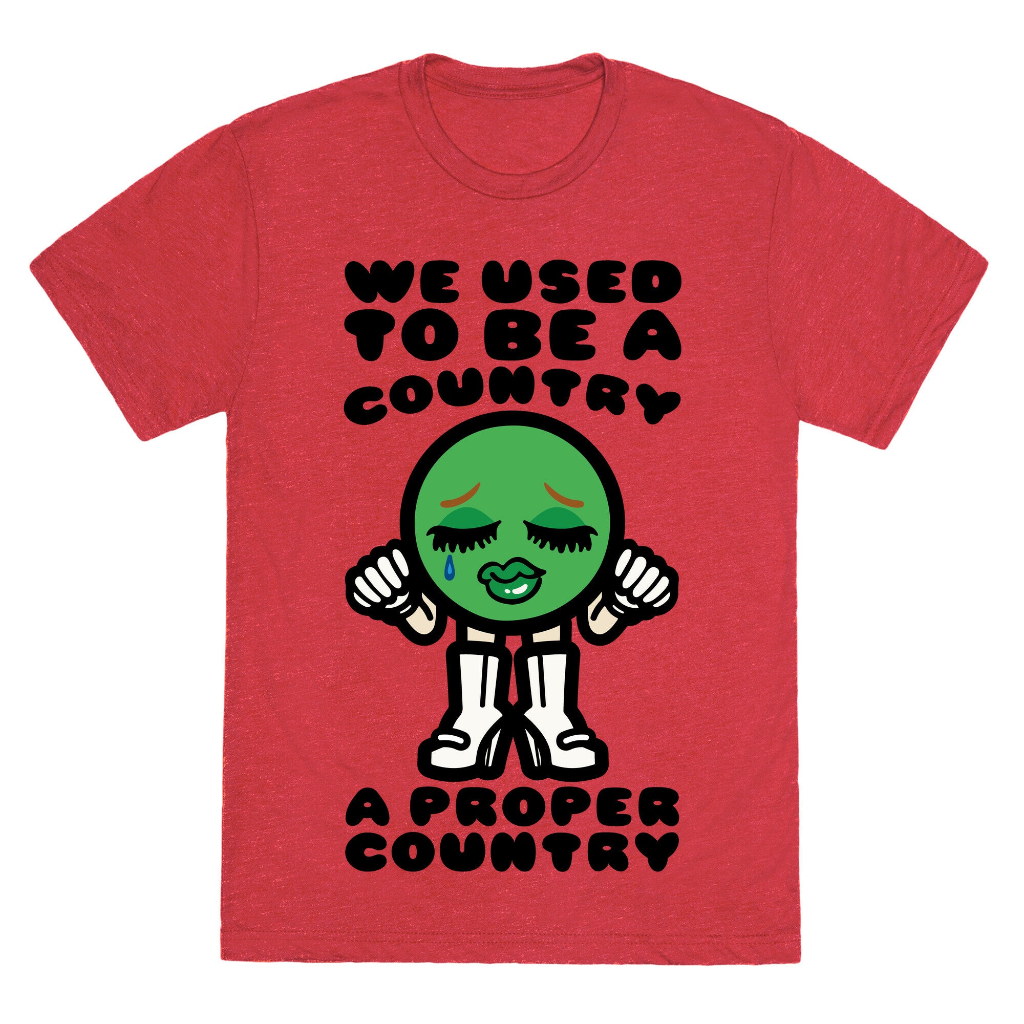 We Used To Be A Country A Proper Country Unisex Triblend Tee